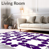 Classic Grid with Vibrant Hues (Purple)