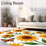 Elegant Nature Inspired Floral Farmhouse Accent(Orange)