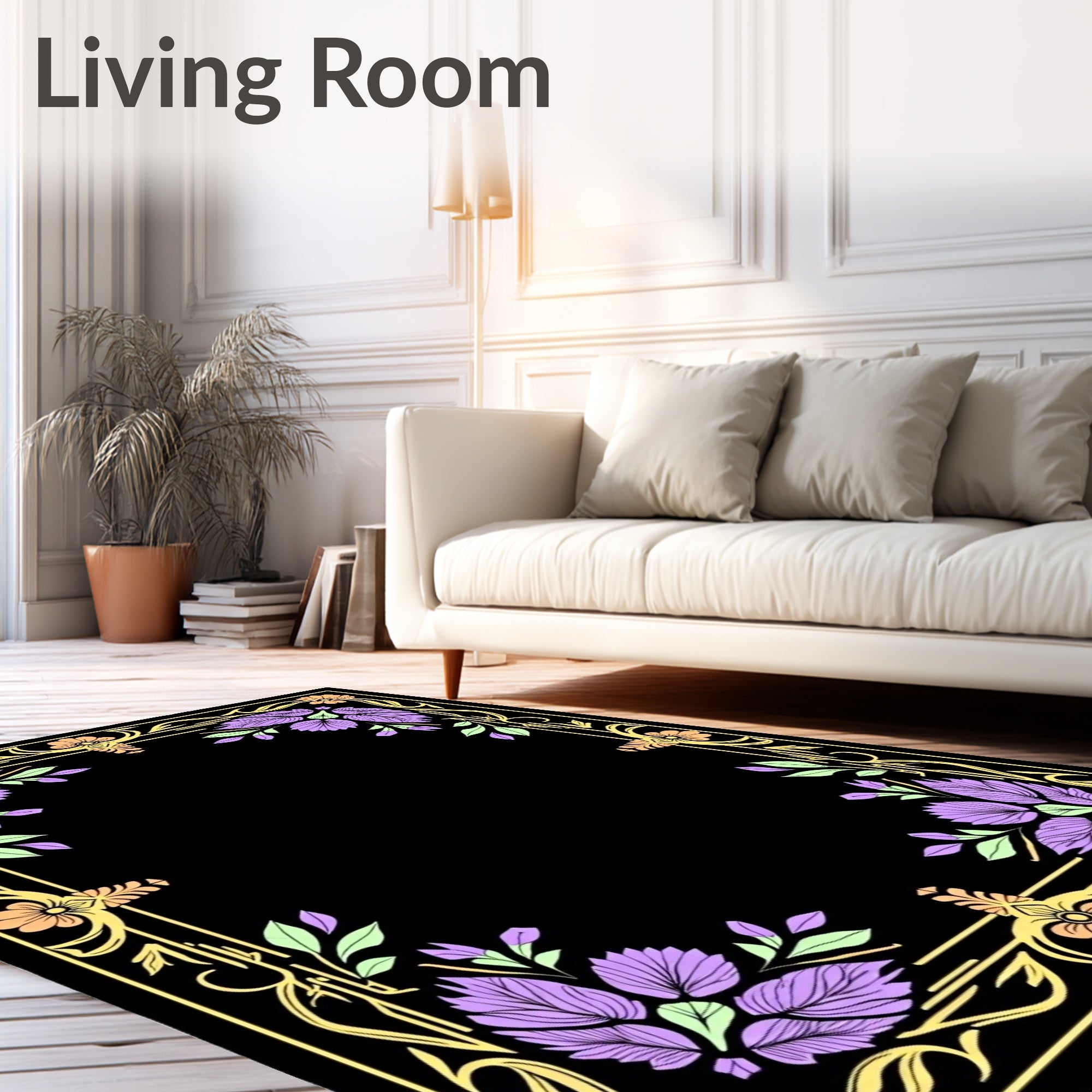 Ornate Botanical Garden Landscape (Gold) - ODIKA