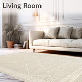 Beige Area Low Profile Design(Beige)