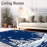 Joyful Winter Wonderland Semi Arc Doorway Greeting Decoration(Blue)