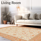 Kitchen Hallway Runner Low Pile Neutral Area(Orange)