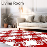 Festive Checkered Holiday Accent Layering(Red)