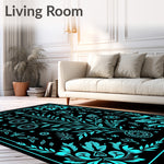 Enchanted Botanical Garden With Mystical Floral (Black) - ODIKA