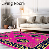 Emblem Heraldic Crest with Motifs (Pink)