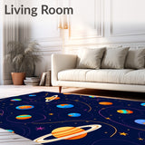 Celestial Wonder Astronomy Night Sky Planetary System (Navy)