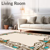 Timeless Rococo Damask Design Featuring Ornate Vinework(Brown)