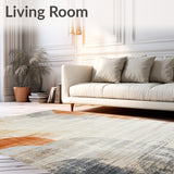 Chic Vintage Inspired Area with Artistic Distressed Texture and(Beige)