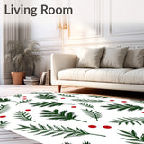 Heirloom Pinecone Bough Tapestry With Evergreen Needle Accents(Green)