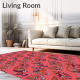 Floral Paisley Contemporary Artistic Expression(Pink)