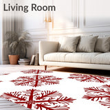 Festive Snowflake Enchantment Winter Wonderland Holiday Magic(Red)