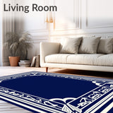 Interlocking Art Tesselation with Sapphire and Highlights(Blue)