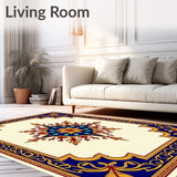 Elegant Interlocking Medallion Artistic (Ivory)