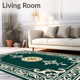 Jewel Ornate Botanical Scroll(Green)