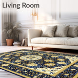 Vintage Classroom Geometric Area(Blue)