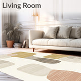 Stylish Abstract Area(Beige)
