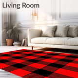 Buffalo Check Farmhouse Decorative(Red)