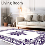 Traditional Worn Stylish Elegant Reversible Covering (Purple)