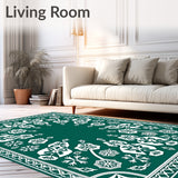 Enchanted Hexagon Pathway Greeting(Green)