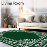 Festive Pine Welcome Snowflake Holiday Entry Decoration(Green)