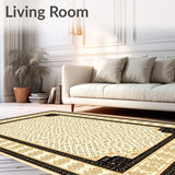Art Deco Runner Beige/Dark Brown(Beige)