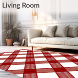 Festive Buffalo Heritage Lattice Welcome(Red)