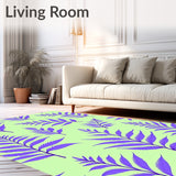 Enchanted Forest Botanical with Delicate Fern Frond Silhouettes (Green)