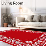 Whimsical Holiday Design Featuring Tipped Leaves and Bursts(Red)