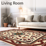 Autumn Providence Medallion Botanical Decorative Tapestry(Beige)