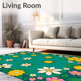 Enchanted Garden Blossom Decorative Covering (Teal)
