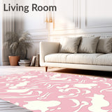 Heavenly Cloud Swirl Ethereal Plush Minimalist (Pink)