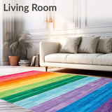 LGBT Pride Rainbow Area Boho Chic(Red)