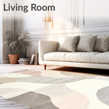 Fluffy Nouveau Contemporary Arch With Cream Finish(Beige)