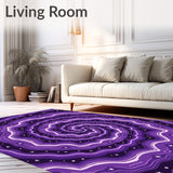 Swirl Galaxy Plush with Cosmic Design(Purple)