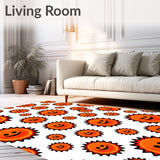 Radiant Petal Grin Whimsical Floret Adornment (White)