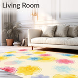 Abstract Watercolor Brushstroke Artistic Symphony(Yellow)