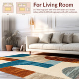 Abstract Checkered Modern(Beige)