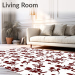 Classic Jacobean Vine with Ornamental Leaf Details (Brown) - ODIKA