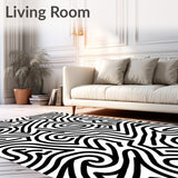 Abstract Maze Aesthetic Plush Decoration(Black)