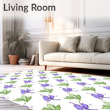 Botanical Fantasy Vine Motif Accent(Purple)