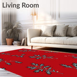 Elegant Holly Berry Embellished Walkway Adornment(Red)