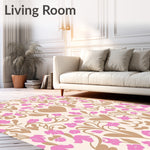 Motif Interlocking Swirl Accent with Petal Embellishments (Pink) - ODIKA