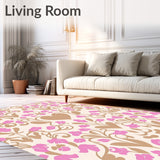 Motif Interlocking Swirl Accent with Petal Embellishments (Pink) - ODIKA