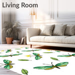 Wilderness Insect Symphony Displaying Elegant Flying Creatures (Green) - ODIKA