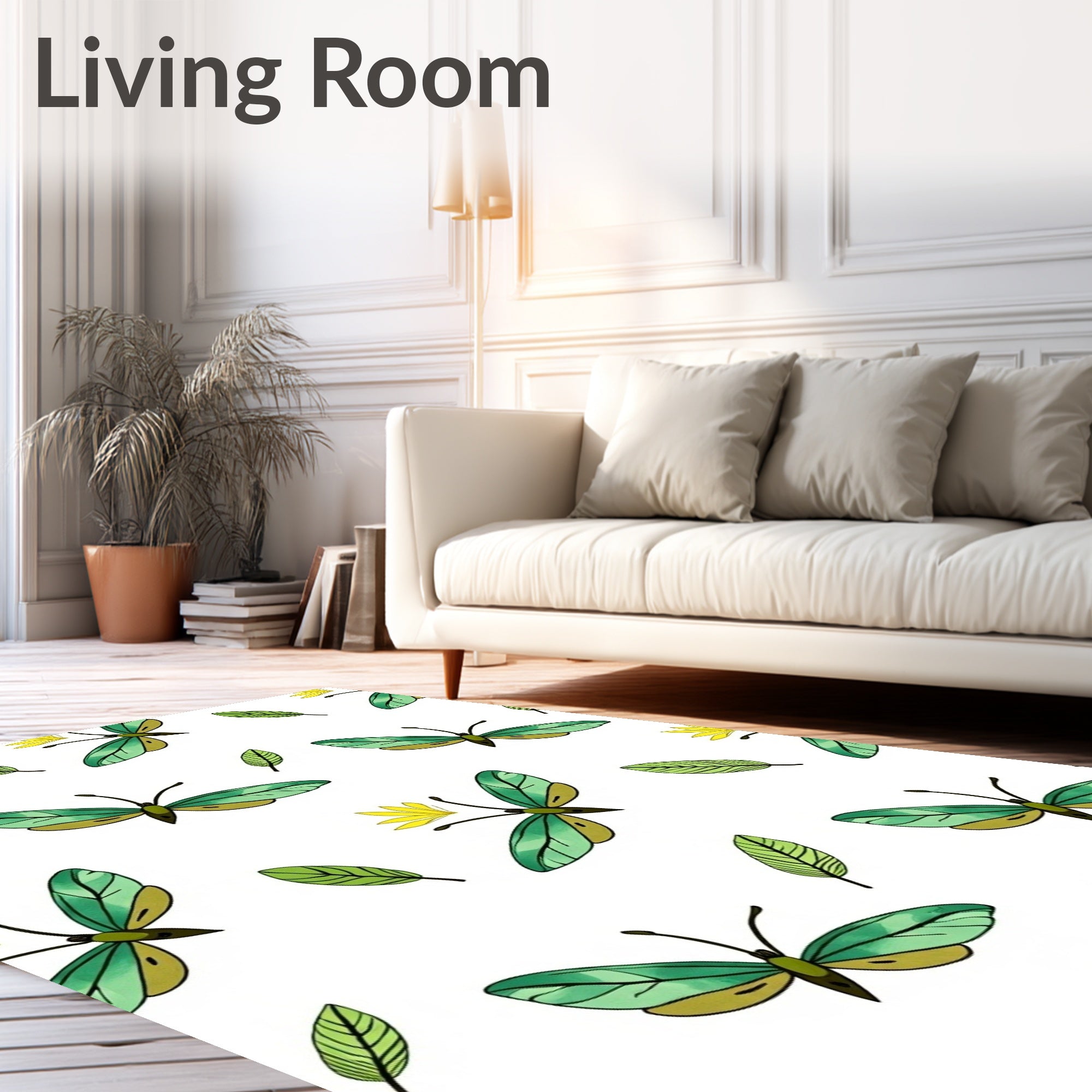 Wilderness Insect Symphony Displaying Elegant Flying Creatures (Green) - ODIKA