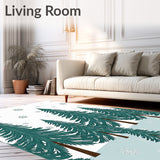 Winter Wonderland Pine Tree Corridor with Details(Green)