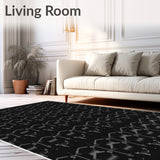 Hexagonal Honeycomb with Interlocking Modern(Black)