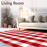 Festive Buffalo Check Welcoming Entry(Red)