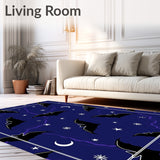 Enchanted Nocturnal Creatures Beneath Twinkling Celestial(Blue)