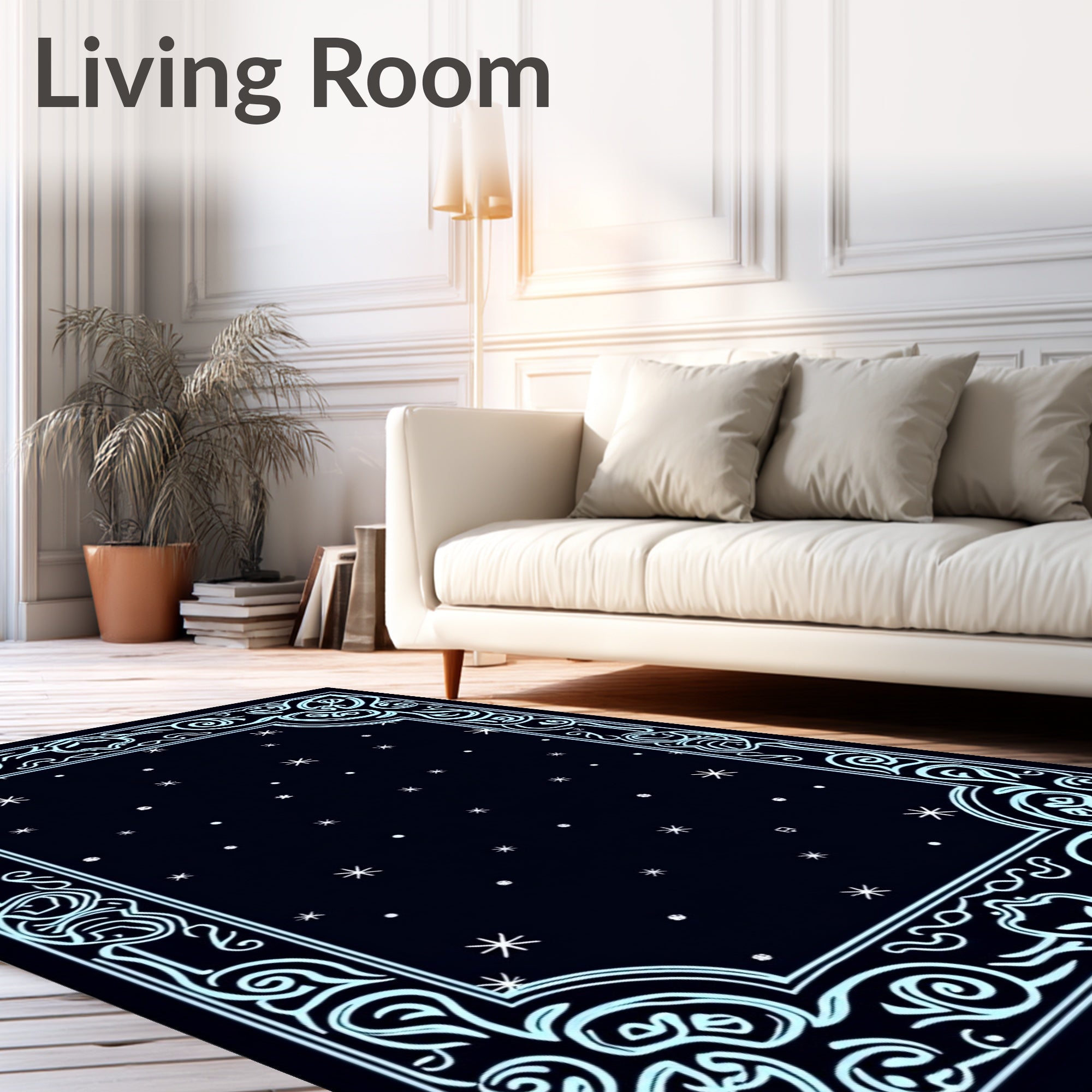 Celestial Tapestry Elegant Artistic (Black) - ODIKA